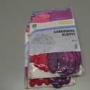 2 x PACIFIC PPE 2 Pairs Gardening Gloves for women and Ladies, Rubber Coated Garden Gloves, Outdoor Protective Work Gloves, Small, Pruple & Red