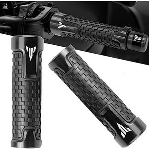 Universale Handlebar Grips 22mm 7/8" for MT-01 MT-03 MT-07 MT-09 MT-10 MT-125 FZ01 FZ03 FZ07 FZ09 FZ10 2000-2024 (Black)