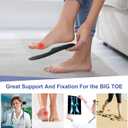 Carbon Fiber Insole Morton's Extension Orthotic, FAKILO 1 Pair Rigid Foot Support Insole Insert for Hallux Rigidus, Turf Toe, Hallux Limitus - 215 mm - Women's Size 6-6.5, Men's 5-5.5