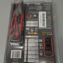 Klein Tools 69149P Electrical Test Kit with Digital Multimeter, Non-Contact Voltage Tester and Electrical Outlet Tester, Leads and Batteries