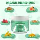 Premium Multivitamin Chewable for Dog - Dogs Vitamins Supplements with Glucosamine HCL Omega-3 Antioxidants Support Digestion Joint Health Immune Function Skin & Coat, Beef Flavor 100 Soft Treats