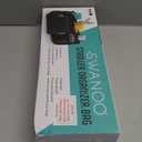 Swanoo Stroller Caddy Organizer With Cup Holder, Non Slip Straps Bag for Phone, Pet Stroller Accessories, Universal Fits Uppababby Vista v2 Wonderfold Wagon, Doona and More (Black)