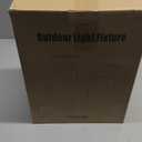 wowlite Outdoor Wall Lights Dusk to Dawn 2 Pack, Modern Porch Lights Outdoor Wall Sconce Square, Bronze Up and Down Lights, Waterproof Exterior Light Fixture for House Garage Patio, ETL Listed