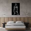 HJL Art Body Wall Art Sexy Wall Decor Naked Women Artwork (24"L x 36"W)