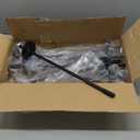 VASGOR 20 Ground Anchors (8pcs) Easy to Use with Drill, 3" Helix Diameter, Heavy Duty Anchor Hook for Camping Tent, Canopies, Car Ports, Sheds, Swing Sets, Securing Animals  Black Powder Coated