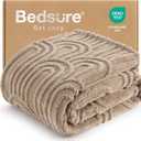 Bedsure GentleSoft Brown Throw Blanket for Couch - Super Soft & Cozy Summer Fall Blankets for Women, Fluffy Fleece Throw for Girls, Gifts for Women, Ideal for Room, Home & Bedroom Decor, 50x60 Inches