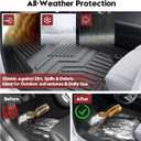 T TGBROS for Kia Sportage Floor Mats 2023-2026 All-Weather Full Set Custom Fit TPE Liners Back Seat Protector Cargo Liner Trunk for Sportage Accessories 6PCS (Not for Hybrid & 2026 SX Prestige Trim)