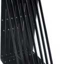 8 Pack L20 x H 12" Black Heavy Duty Shelf Brackets with Screws Metal Shelf Brackets Shelf Support Angle Brackets for Shelves L Brackets Heavy Duty Floating Shelf