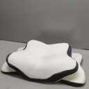 Osteo Sustained Cervical Health Neck Pillow, Contour Zoned Design Ergonomic Pillow for Pain Relief, No-Temperature Affected Memory Foam Pillows, Cooling Pillow Support Side, Back, Stomach Sleeper (Dark Gray)