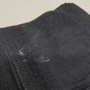 GLAMBURG Ultra Soft 8-Piece Towel Set - 100% Pure Ringspun Cotton, Contains 2 Oversized Bath Towels 27x54, 2 Hand Towels 16x28, 4 Wash Cloths 13x13 - Ideal for Everyday use, Hotel & Spa - Black