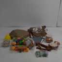 80PCS Kids Camping Toys Set with Play Tent Campfire Toys,Toy BBQ Grill Set,Pretend Cutting Play Food Set for Kid Kitchen, Indoor Outdoor Toys Pretend Playset for Toddler,Gifts for Boys Girls