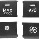Jaronx Compatible with Mercedes Benz Climate Control Buttons, C-Class W204 GLK X204 Air Conditionin Heater AC Button Fan Replacement for C-Class 2008-2010,GLK 2008-2012 (10PCS)