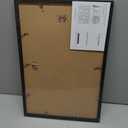 upsimples 12x18 Picture Frame, Display Pictures 11x17 with Mat or 12 x 18 Without, Wall Hanging Poster Frames, Black, 1 Pack