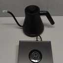 Electric Kettles, Gooseneck Electric Kettle, 1 Temperature Control, Stainless Steel Inner, Quick Heating, for Pour Over Coffee, Brew Tea, Boil Hot Water, 0.9L Black