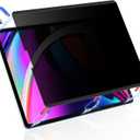 Magnetic Privacy Screen Protector for iPad Air 5th 4th Generation & iPad Pro 11(2018-2022), Removable Anti Blue Light Glare Spy Private Filter, Black Security Screen