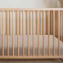 Bassinet Sheet for Baby Boy and Girl, Fitted Sheets for Rectangle, Oval, Hourglass Bassinet Mattress, Muslin Moses Basket Sheets with Neutral Style (Beige)