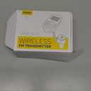 Nulaxy [2026 KM18 Upgraded Version] 48W Bluetooth 5.4 Car Adapter with Fasting Charging Ports [PD 30W & QC3.0 18W], Supports HandsFree Call, 1.44" Screen Wireless Radio FM Transmitter, Black