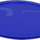 Pyrex (1) 322-PC Green, (1) 323-PC Orange, (1) 325-PC Blue, and (1) 326-PC Red Mixing Bowl Lids (FOR PYREX MIXING BOWLS ONLY) - Made in the USA