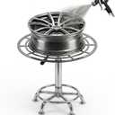 360° Rotating Paint Turntable with Hydraulic Lift ﻿ ﻿ ﻿