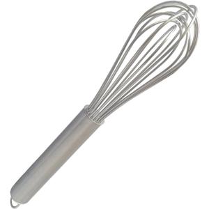 Stainless Steel Wire Balloon Whisk- 8 Sturdy Wires, 10-inch Food Mixer Beater Heavy Duty Hanging Hook