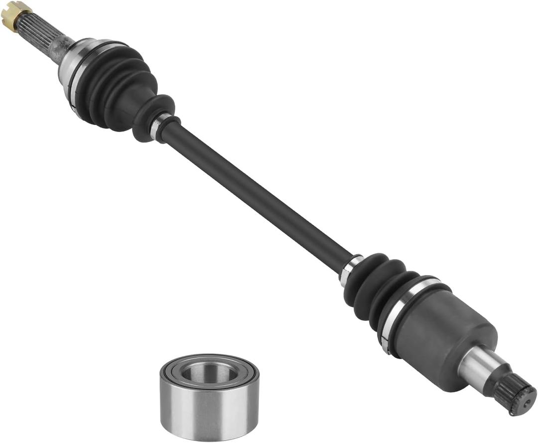 Rear CV Axle with Wheel Bearing Combo Kit for Polaris RZR 800 S/RZR 4 800 (EPS LE) 2009-2014, 1 Pair Left/Right 4340 Chromoly Steel CV Axle Drive Shaft & Wheel Bearing Assembly Replace for 1332883