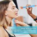 4-in-1 Makeup Brush, Makeup Sponge, Blush Blending, Eyeshadow, Eyebrow & Liner Lip Face Foundation All-in-One Brushes Travel Makeup Brush Set Mini Makeup Tools Kit, Cosmetics Gift for Women