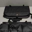 2 Pack Leather Car Backseat Organizer with Foldable Table Tray, Garbage Bag Hook, Protector Kick Mats for Kids, 8 Large-Capacity Pocket, Universal Car Seat Protector for Kids, Pets & Travel