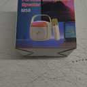 LENRUE Karaoke Machine for Kids, Birthday Gifts for Girls Boys Teens with Wireless Microphone, Colored Lights, Trendy Stuff Gifts for 3, 4, 5, 6, 7, 8, 9, 10 +Year Old (White)