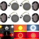 Benlari 1157 LED Turn Signals Front Rear 81 LED Lights Super Bright 1156 Bulbs Lens Kit 1986-2024 Compatible for Harley Davidson Touring Dyna Softail Sportster Street Glide Road Glide Iron 883 1200