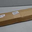TWOPAGES 1" Heavy Duty 28-136" Adjustable Curtain Rod with Rings, Black