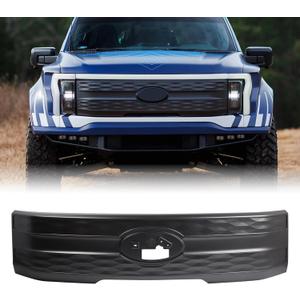 NL3Z8200EA Original Factory Color Grill Compatible With 2022-2025 FORD F150 F-150 Lightning Bumper Grille Matte Black Replacement NL3Z8200EA