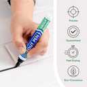 Grout Pen Black Tile Paint Marker: Waterproof Grout Paint, Tile Grout Colorant and Sealer Pen - Black, Narrow 5mm Tip (7mL) - 3 Pack