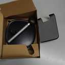 LISEN Cell Phone Stand Phone Holder for Desk Recording Office, Women Office Desk Accessories Gifts PC Gaming Essentials iPhone Stand Gadgets Fit OtterBox Case Switch iPad Air Tablet 4-10 in (BLACK)