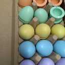 AceOrbit 18 Pcs Pastel Fillable Easter Magnetic Wooden Eggs with Boxes, 3" Colorful Fake Egg Set, Reusable Easter Basket Stuffers for Decorative Crafts Spring DIY Displays Decoration Party Supplies