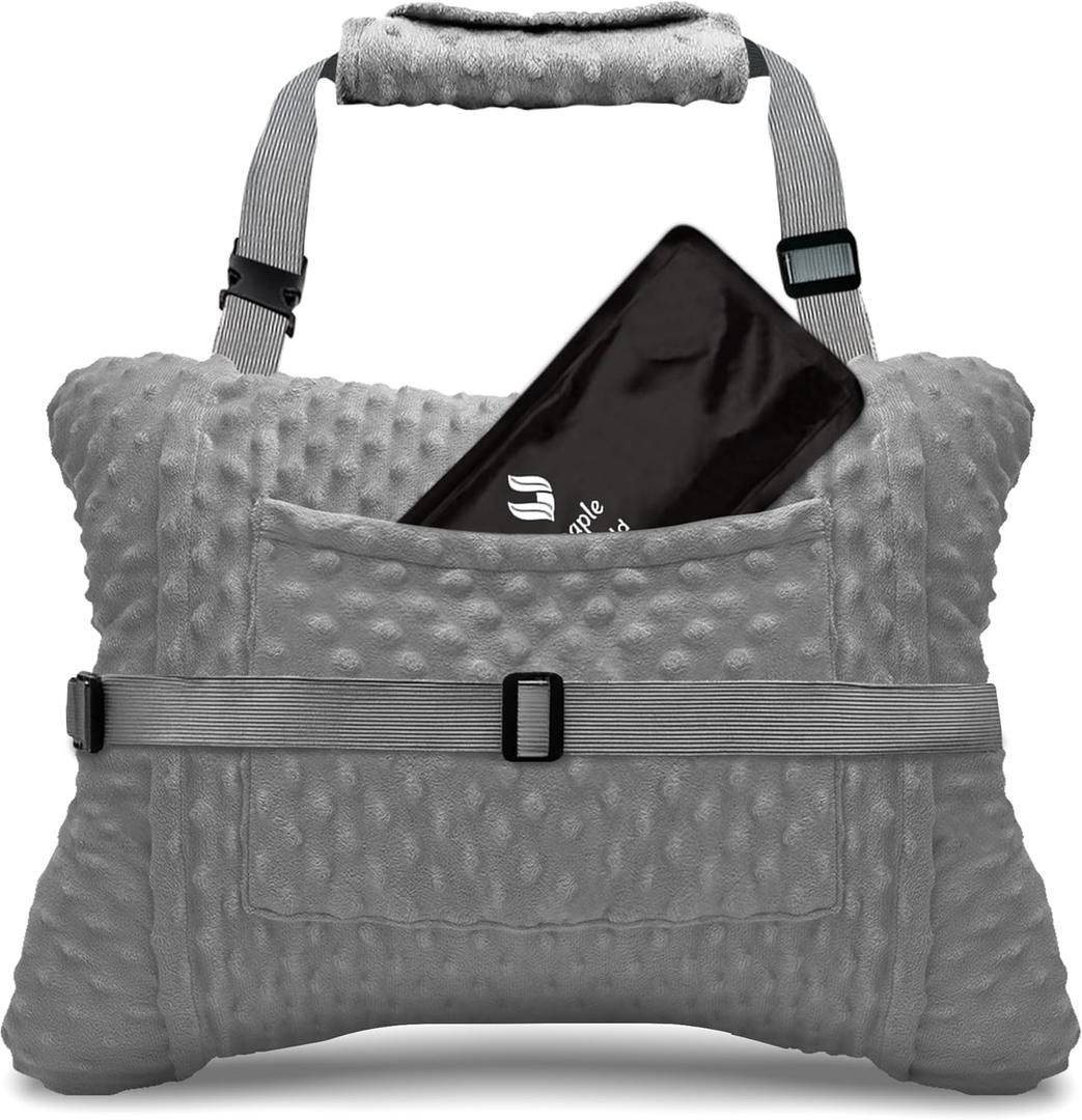 Zomaple Recovery Hysterectomy Pillow with Gel Pack & Waist Support  Post Abdominal Surgery Must Haves  Ideal for C-Section, Laparoscopic & Hernia Healing Comfort (Regular, Grey)