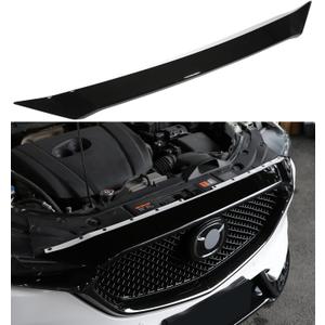 Fit for Mazda CX-5 2017-2025 Accessories, Glossy Black Hood Bug Deflector Hood Bonnet Cover Trims Front Bumper Stone Guard Protection for CX 5 CX5 2018 2019 2020 2021 2022 2023 2024