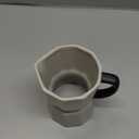 Balvi Moka Grey Italian Coffee Mug with Ceramic Lid Coffee Mug 14.5 x 11.8 x 9 cm