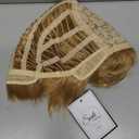 Mens Blonde Wig Short Layered Natural Wavy Hair Wig Synthetic Halloween Cosplay Wigs for Male light blonde