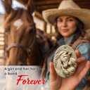 3 x Horse Ornament 2025 - Horse Gifts for Girls Women, Girl with Horse Ornament, Ceramic Farmhouse Christmas Tree Ornaments, Animal Lover Gift for Woman