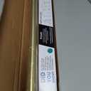 BlastHome® Non-Adjustable Luxury Curtain Rods for Windows, 1 ¼” Rod Set, 3 foot Fixed Length, Brushed Gold