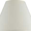 Aspen Creative 32017A Transitional Hardback Empire Shaped Spider Construction Lamp Shade in Off White, 15" wide (7" x 15" x 11")