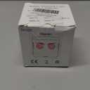 Aolyty Solar Strobe Warning Light Strong Magnetic Base Flashing Super Bright 360 Degree Automatically Turn On Waterproof for Construction Traffic Factory (Red)