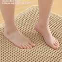 Smiry Waffle Bath Mat 72x24, Extra Soft Absorbent Bathroom Rugs, Non Slip Machine Washable Quick Dry Bath Rugs for Bathroom Floor, Tub, Shower, Home Decor Accessories, Brown