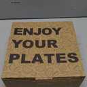 Homienly Dinner Plates Set, Alternative to Plastic Plates,Wheat Straw Plate Set of 8,Lightweight Microwave and Dishwasher Safe Plate,Unbreakable Salad Plates for Kitchen, Camping (Blue,10 inch)