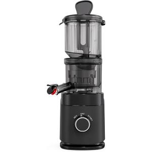 Juicer Machines, Cold Press Juicer with Wide Chute, 150 Watts Slow Masticating Juicers, High Juice Yield for Leafy Greens, Fruits & Vegetables, Easy to Clean