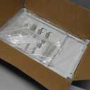 Expandable Cabinet Shelf Organizer Storage Spice Rack Shelves for Kitchen Stackable Adjustable Pantry Cupboard Bathroom Countertop Desktop(1Pack/White/Large-with Hole)