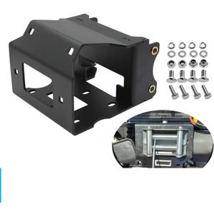ATV Winch Mount - for Polaris Sportsman ATVs, ATV winches from 2000 lbs. to 3600 lbs. with 4-Hole (3.00" x 4.875") or 2-Hole (3.10" x 4.875") Standard mounting