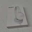 Sony ZX Series Wired On-Ear Headphones, White MDR-ZX110