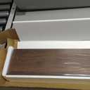 Acovy Picture Ledge Shelf, Wood Long Floating Shelves for Wall, Set of 2, 48 inch Picture Ledge Shelves, Photo Ledge Nursery Book Shelves Wall Mounted for Living Room Kids' Room Bedroom, Color Walnut