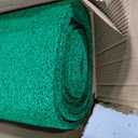 FloorTags Vinyl Mesh Entry Mat 4 x 16  Green Heavy-Duty Open-Back Mat with Scraper Design for Cleaner, Drier Entrances | Indoor/Outdoor Drainage